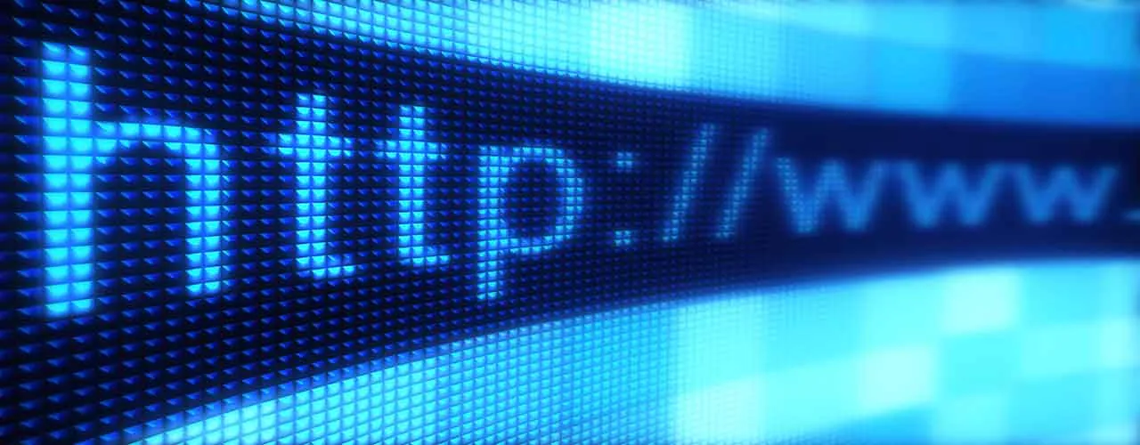 Website address bar graphic